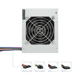 TOOQ TQEP-500S-SFX Fuente de Alimentación 500W EcoPower II PFC Activo 3 SATA SFX