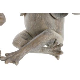 Figura Shabby DKD Home Decor Marron 19.5 x 22.5 x 23 cm (3 Unidades) Figura Shabby DKD Home Decor Marron 19.5 x 22.5 x 23 cm (3 Unidades)