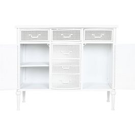 Aparador Home ESPRIT Blanco Metal 101 x 42 x 85 cm
