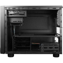 Chieftec CI-02B-OP Caja de PC Cubo Negro para micro ATX y Mini-ITX con Fuente de Alimentación