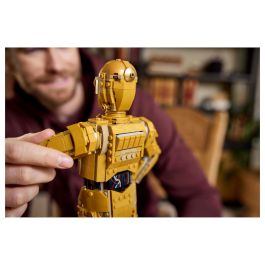 Lego Star Wars 75398 C-3PO Minifigura de Droide para Construir Kit de Modelo para Adultos