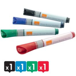 Rotul.Pizarra Nobo Cristal Blister De 4