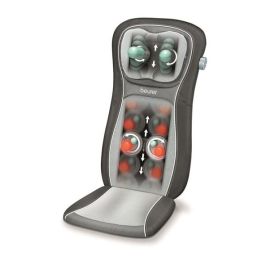 Beurer MG-260 Funda de Asiento de Masaje Shiatsu con Función Luz y Calor, Color Negro