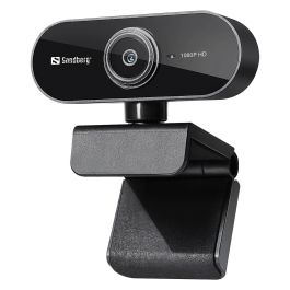 Sandberg Webcam USB Flex 1080P HD con Micrófono Integrado y Calidad Full HD