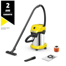 Karcher Aspirador en Seco y Húmedo WD 3 S V-19/4/20 | Depósito Acero Inoxidable 19 L | 1000W | Función Soplador Precio: 128.99000026. SKU: B1EKVQK6TV
