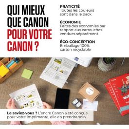Canon CLI-581 Cartuchos Tinta Ink-Jet Pixma Multipack 4 Colores Negro/Amarillo/Cian/Magenta Original 250 Páginas Canon CLI-581 Cartuchos Tinta Ink-Jet Pixma Multipack 4 Colores Negro/Amarillo/Cian/Magenta Original 250 Páginas