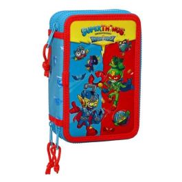 Plumier Triple SuperThings Rescue force 12.5 x 19.5 x 5.5 cm Azul (36 Piezas) Precio: 14.69000016. SKU: B14CT4P936