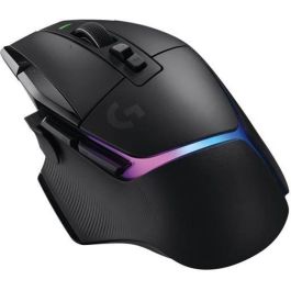 Logitech - G502 X Plus Lightspeed Mouse Ruse RVB Wireless - Botones híbridos Lightforce, Gaming Hero 25K - Sensor negro