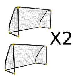 Set de 2 porterías de fútbol Ociotrends 180 x 91 x 120 cm Set de 2 porterías de fútbol Ociotrends 180 x 91 x 120 cm
