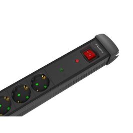 Lanberg SP1-05F-0150-BK Base Múltiple de 5 Salidas AC Tipo F, Cable de 1,5 m, Color Negro, Con Supresor de Sobretensiones Lanberg SP1-05F-0150-BK Base Múltiple de 5 Salidas AC Tipo F, Cable de 1,5 m, Color Negro, Con Supresor de Sobretensiones