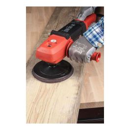 Wolfcraft Plato Abrasivo Autoadherente para Amoladora M14, Ø180 mm, Tejido Rígido, Máx. 8500 RPM