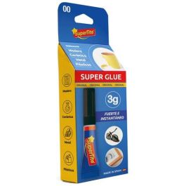 Supertite Adhesivo Cianocrilato Instantáneo 3 g - A2400 para Metal, Porcelana, Plástico, Goma, Vidrio, Madera Precio: 1.49999949. SKU: B1EGX7HYTA