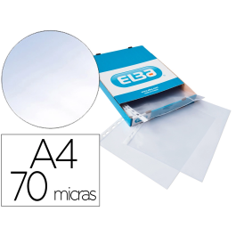 Elba Funda Multitaladro A4 70 Micras Cristal Estándar -100 Unidades- Precio: 6.7899997. SKU: B16TC24ET9