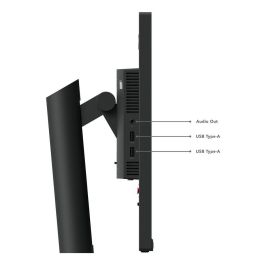 Lenovo T24i-30 Monitor ThinkVision 23.8" FHD IPS Ergonómico 1920x1080 con Soporte Ajustable, Low Blue Light y Hub USB 3.0