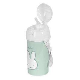 Botella con Tapa y Pajita Miffy Menta Menta PVC 500 ml