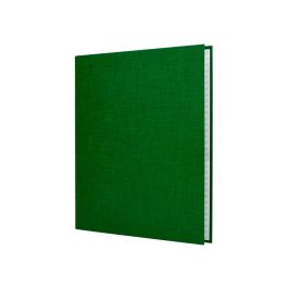 Carpeta De 4 Anillas 25 mm Mixtas Liderpapel Folio Cartonforrado Paper Coat Verde