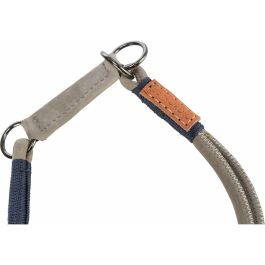Trixie TRI4047974171400 Collar semi-estrangulador Be Nordic de Cuero L50 cm Ø10 mm Gris