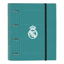 Carpeta de anillas Real Madrid C.F. Blanco Verde Turquesa 27 x 32 x 3.5 cm (30 mm) Carpeta de anillas Real Madrid C.F. Blanco Verde Turquesa 27 x 32 x 3.5 cm (30 mm)