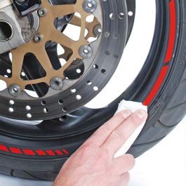 Foliatec FO34440 Tiras para Llantas de Moto Pin Striping Racing Rojo 14 Bandas 7mm x 41cm