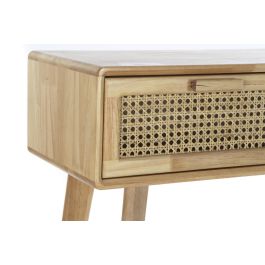 DKD Home Decor Rejilla 20 Consola Balines Natural Caucho Ratan 80.5 x 30 x 78 cm