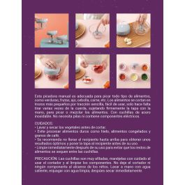 Quttin Cortador de Alimentos Manual con Tirador 500ml 14 x 10.5 cm (12 Unidades)