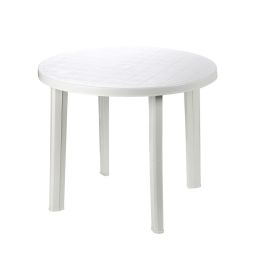 Ipae Progarden Mesa Redonda Tondo Ø90 x 72 cm Blanca Exterior Resina Uso Doméstico Precio: 30.59000032. SKU: S7900738