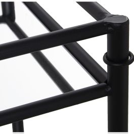 Mesa auxiliar Alexandra House Living Negro 54 x 60 x 34 cm