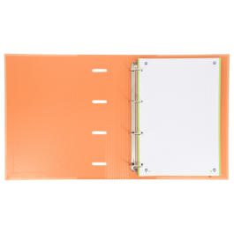 Oxford Europeanbinder Classic Carpeta de Anillas 4x35mm A4+ Recambio 100 Hojas con Goma Elástica y Lomo Ergonómico