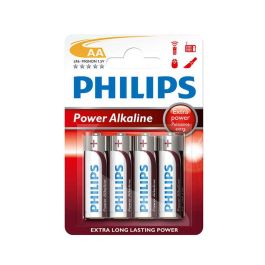 Philips Pila Alcalina AA LR06 1.5V Blíster 4 Unidades Ø14.5 x 50.5 mm Precio: 2.50000036. SKU: S0432604