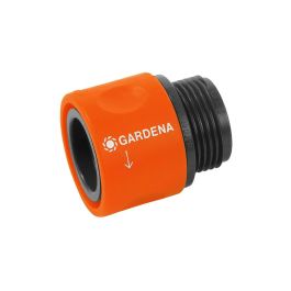 Gardena Conector roscado hembra 3/4" para manguera, polipropileno, anti UV y antialgas, protección contra hielo