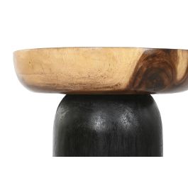 Mesita Auxiliar Item Home DKD Home Decor Negro Natural 35 x 46 x 35 cm Mesita Auxiliar Item Home DKD Home Decor Negro Natural 35 x 46 x 35 cm