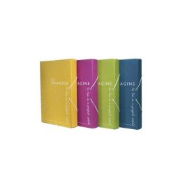 Carpeta De Proyectos Carchivo Immagine Carton Reciclado A4 Gomas 4 Cm Surtido 4 unidades Precio: 54.49999962. SKU: B1456M3852