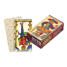 Baraja Fournier Tarot Español 78 Cartas Arcanos Mayores y Menores con Manual de Instrucciones