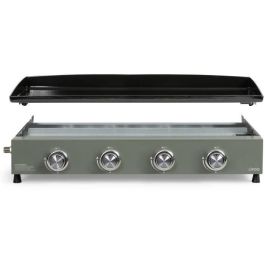 Livoo DOC325 Plancha de gas con 4 Quemadores, Color Verde y Negro Livoo DOC325 Plancha de gas con 4 Quemadores, Color Verde y Negro
