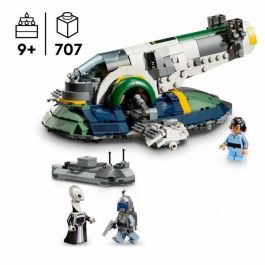 LEGO 75433 Star Wars El Ataque de los Clones: Nave espacial de Jango Fett - Juguete de construcción para niños 9 años