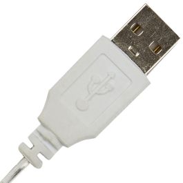 Home Deco Factory Guirnalda de 15 Luces LED USB Dorada con Cable de 150 cm