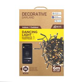 Guirnalda de Luces LED Muvit iO 6 m Negro G