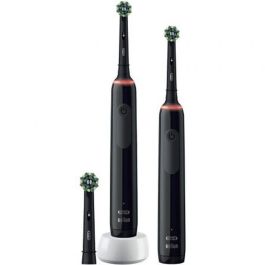 Cepillo de Dientes Eléctrico Oral-B Pro 3 3900 Negro (2 Unidades)