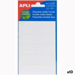 Etiquetas adhesivas Apli Blanco Papel 5 Hojas 20 x 75 mm (10 Unidades) Precio: 9.5000004. SKU: B14QQXHC6K