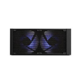NOX Hummer X-240 LCD Refrigerador de aire/líquido 12 cm Negro con pantalla LCD personalizable