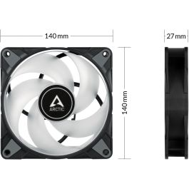 Arctic P14 PWM PST A-RGB Ventilador 14cm Negro