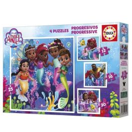Educa Puzzle Puzzles Progresivos Ariel 12+16+20+25 Piezas
