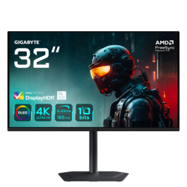 GIGABYTE MO32U 31,5" Monitor Gaming OLED 4K UHD - 3840 x 2160, 165Hz, 0.03ms, 250 cd/m², Display HDR True Black 400, HDMI 2.1, DisplayPort 1.4 GIGABYTE MO32U 31,5" Monitor Gaming OLED 4K UHD - 3840 x 2160, 165Hz, 0.03ms, 250 cd/m², Display HDR True Black 400, HDMI 2.1, DisplayPort 1.4