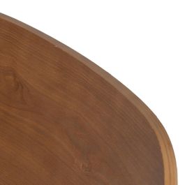 Silla Marrón-Crema Tejido-Metal Salón 49 X 53 X 80 cm