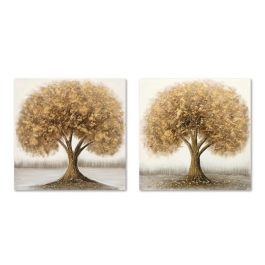 Cuadro Tradicional DKD Home Decor Dorado 3 x 80 x 80 cm (2 Unidades) Precio: 63.89000013. SKU: B15Y5ZGWEP