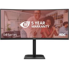 AOC Monitor Curvo CU34E4CV de 34" UltraWide Quad HD 3440x1440, 120Hz, 4ms, HDR10, 2xHDMI, DP, 2xUSB-C (90W)