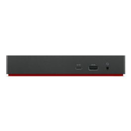 Lenovo 4X20E50558 ThinkPad Universal USB-C Dock Estación de Acoplamiento, Carga Rápida 100W, Soporte 4K, 3 Monitores, Negro