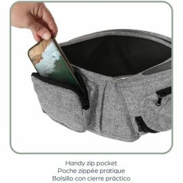 Dreambaby DRE9312742424718 Portabebés Asiento de Cadera Up & Go Gris