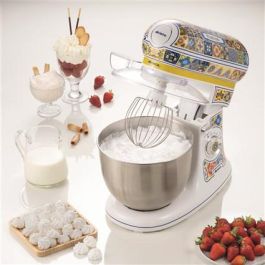 Ariete 1588 POSITANO Robot de Cocina con Bol de Acero Inoxidable para Mezclar y Amasar