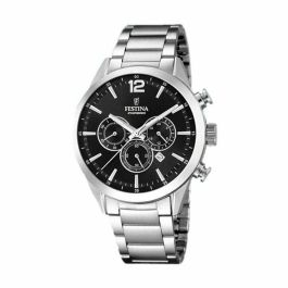 Reloj Hombre Festina F20343/8 Negro Plateado Precio: 155.50000037. SKU: B17M2FXSTL